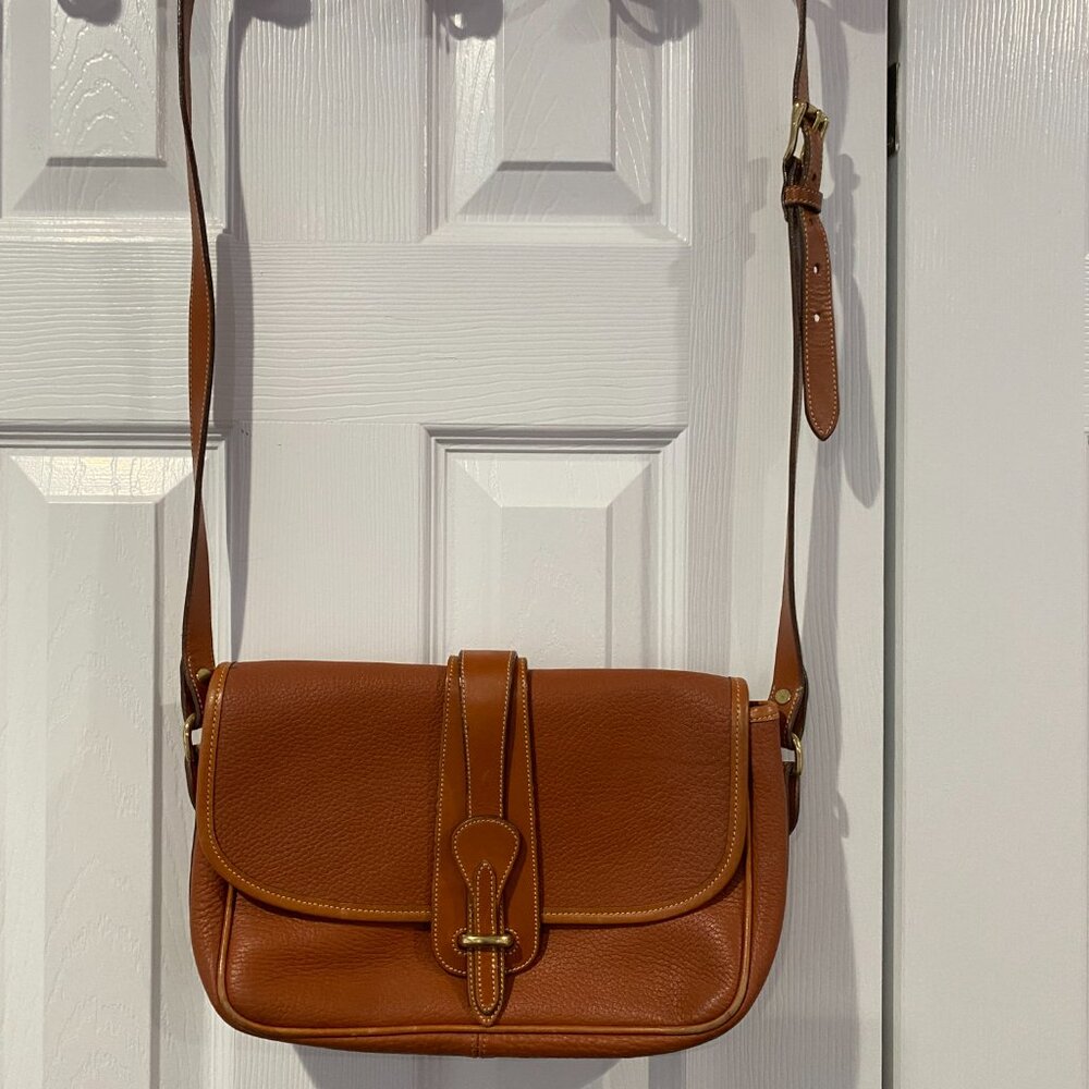 Dooney and Burke Purse antique - brown Authentic leather 90's style